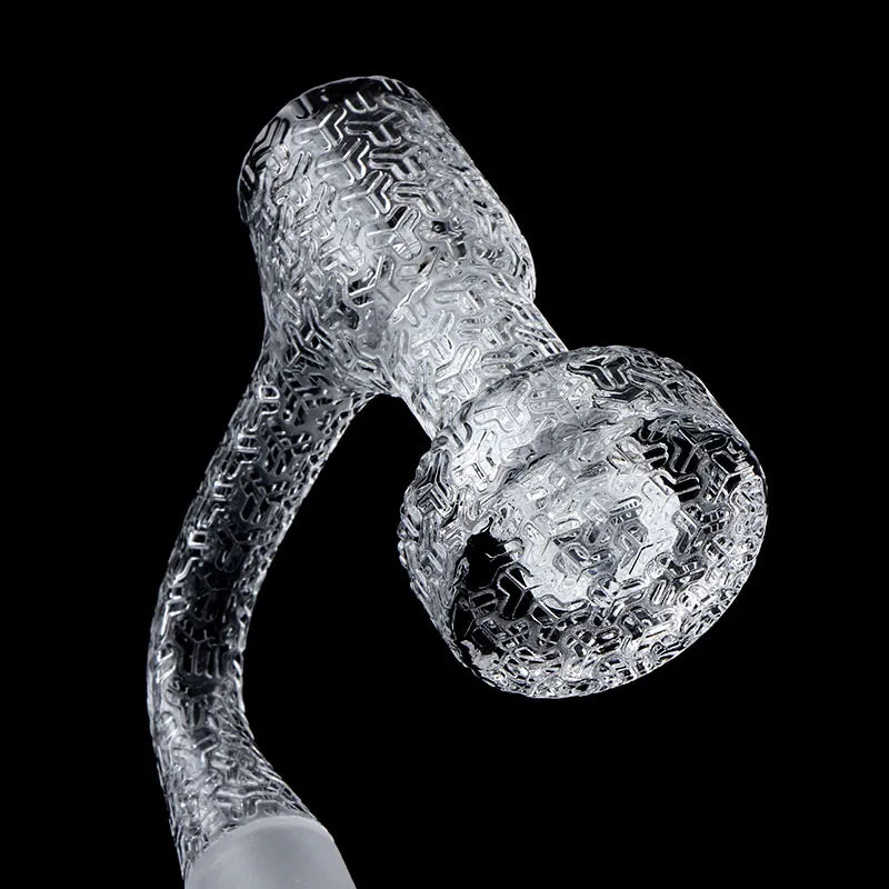 Sandblasted Full Weld Beveled Edge Terp Slurper Quartz Banger