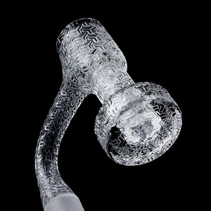 Sandblasted Full Weld Beveled Edge Terp Slurper Quartz Banger