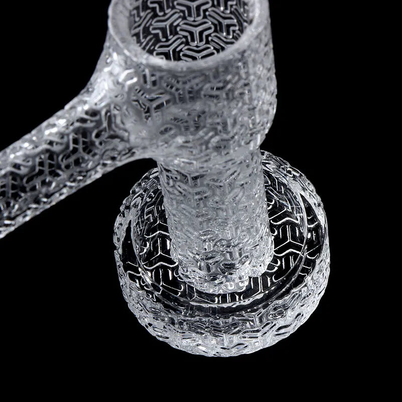 Sandblasted Full Weld Beveled Edge Terp Slurper Quartz Banger