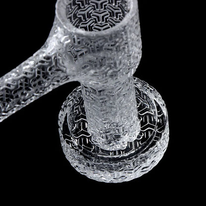 Sandblasted Full Weld Beveled Edge Terp Slurper Quartz Banger