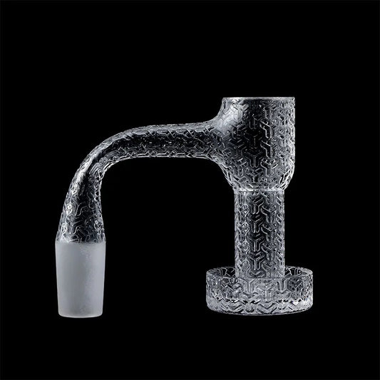 Sandblasted Full Weld Beveled Edge Terp Slurper Quartz Banger