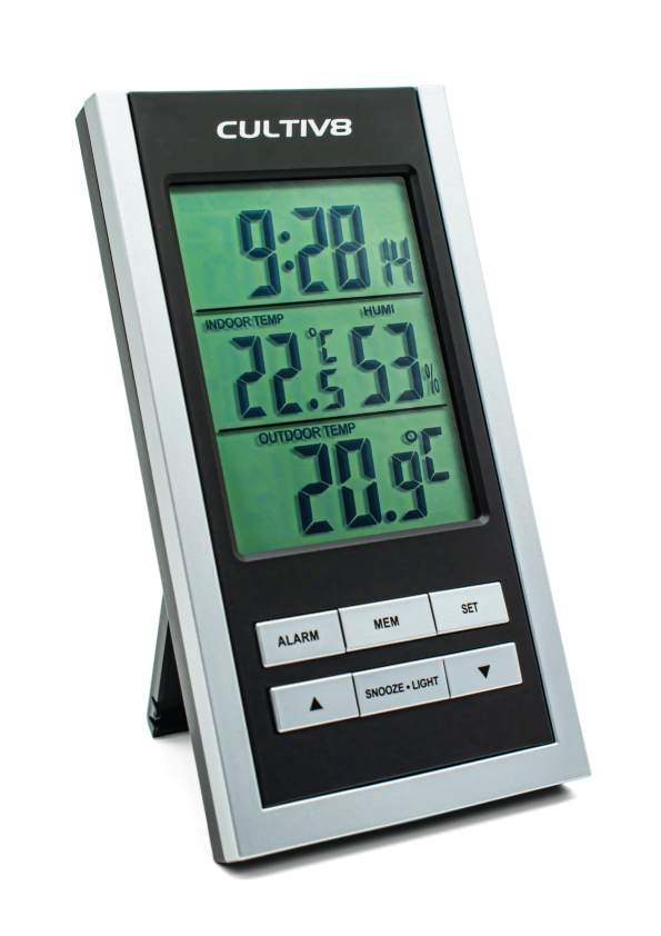 Cultiv8 Thermo/Hygrometer Hydro Hub