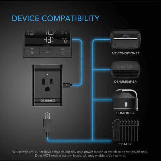AC Infinity - UIS Control Plug, For Outlet Powered Equipment