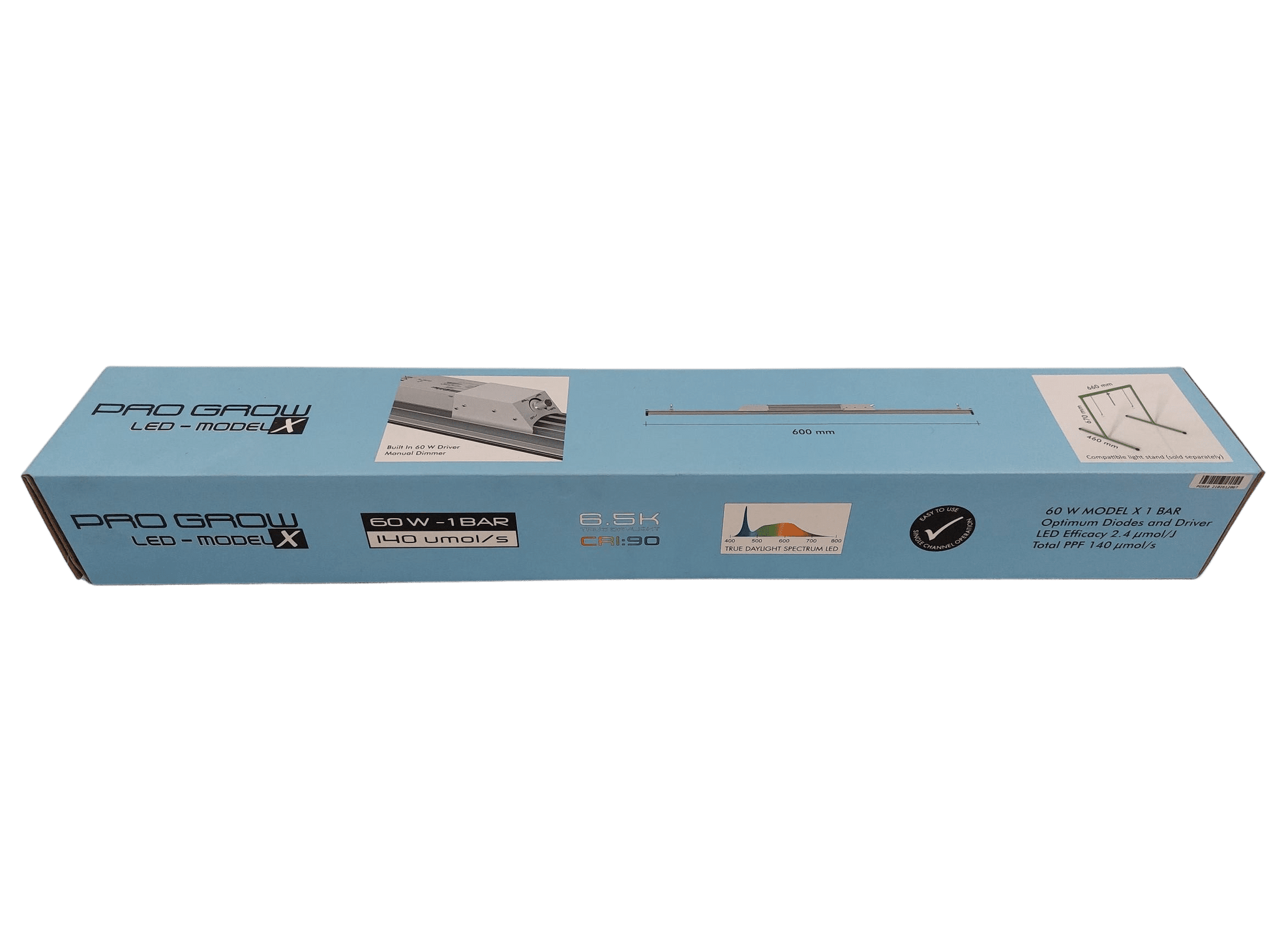 LED 60 W Model X Single Bar