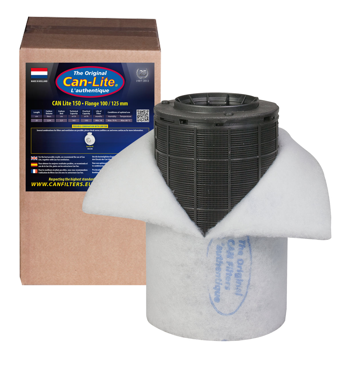 Can-Lite Aktivkohlefilter 3000 m³ - Geruchsfilter mit